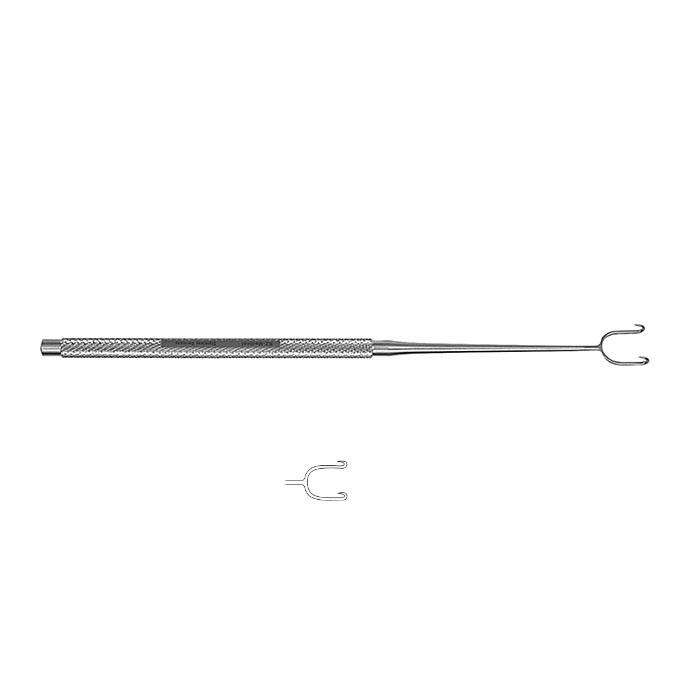 JOSEPH Гачок; 2 зубчики; 10мм; гострий; 16,0см. Tontarra Medizintechnik GmbH